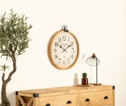 Zegar ścienny Yago beżowy 57 cm * Atmosphera Hot