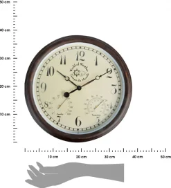 Zegar ścienny z termo i higrometrem 38cm * Esschert Design Online