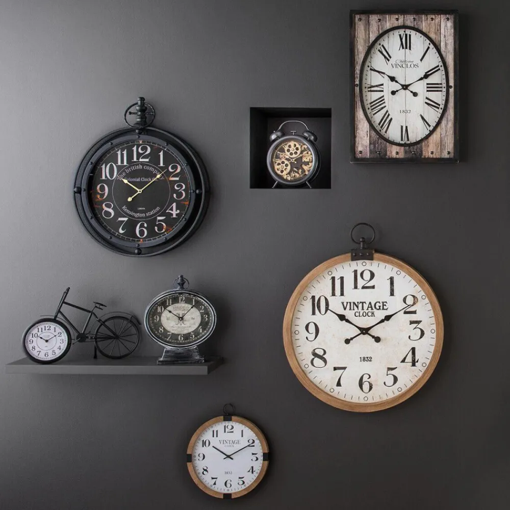 Zegar stołowy vintage w kształcie roweru * Atmosphera Clearance