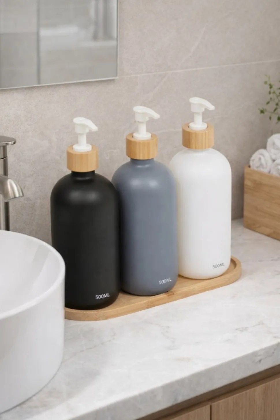 Zestaw 3 dozowników 500ml Moss