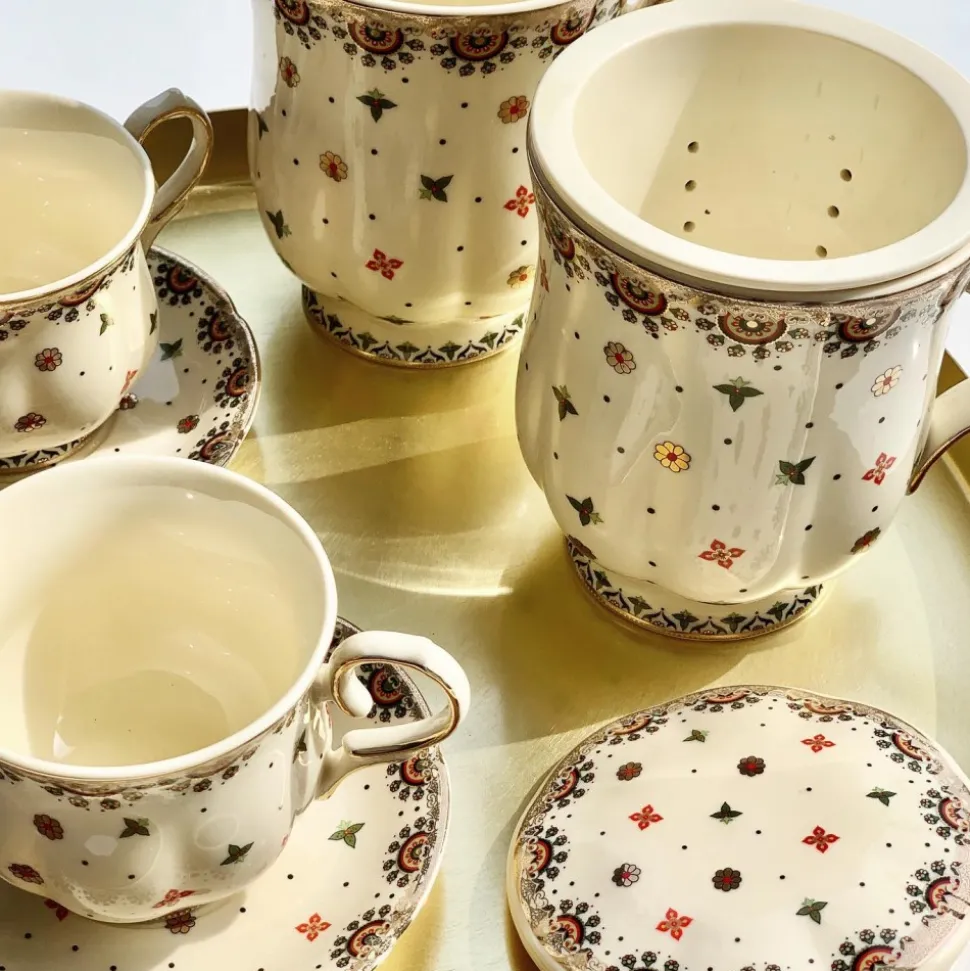 Zestaw 2 filiżanek ECRU CASABLANCA 260 ml