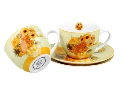 Zestaw 2 filiżanek espresso Van Gogh Sunflowers 90 ml