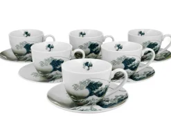 Zestaw 6 filiżanek Hokusai The Great Wave 250 ml