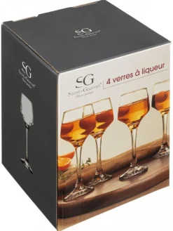 Zestaw 4 kieliszków do likieru 90 ml Elaya