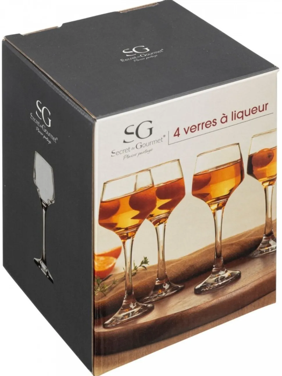 Zestaw 4 kieliszków do likieru 90 ml Elaya