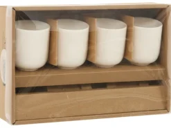 Zestaw 4 kubków do espresso 100 ml Elegance