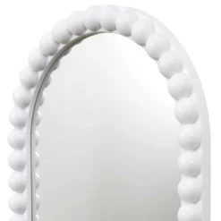 Zestaw 3 luster PEBBLE biała rama