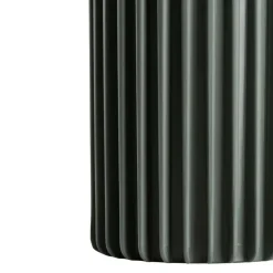 Zestaw 3 nowoczesnych wazonów RIBS szarozielone