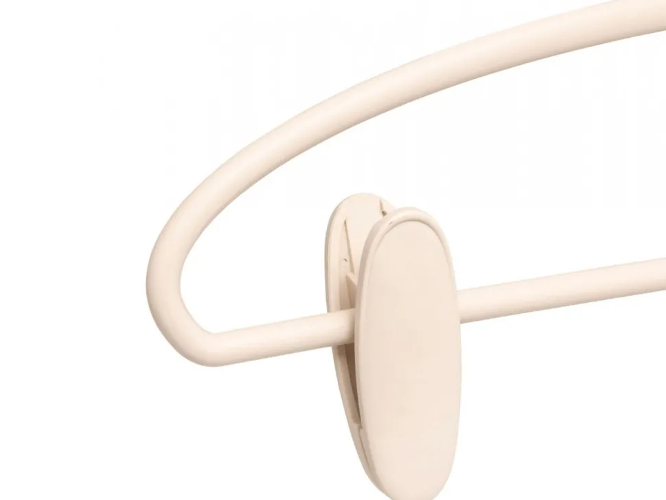 Zestaw 4 wieszaków Hangclip beż