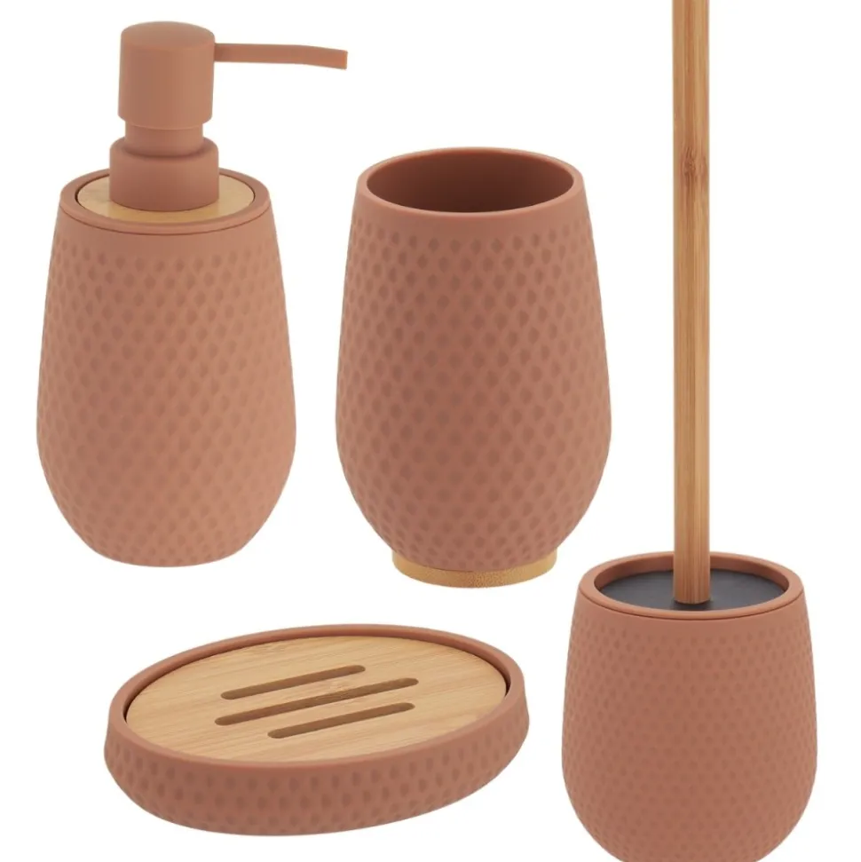 Zestaw łazienkowy 4 el Tova Cappuccino