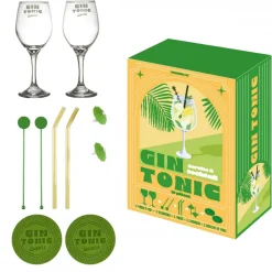 Zestaw do koktajli GIN&TONIC LIME 10 el.