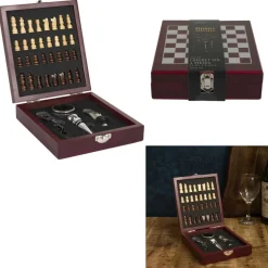 Zestaw do wina z grą w szachy Wine&Chess