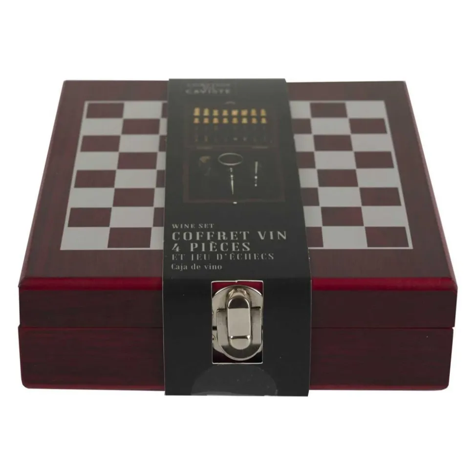 Zestaw do wina z grą w szachy Wine&Chess