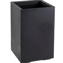 Zestaw donic na kółkach Betonique 40 cm recykling czarny 2 szt