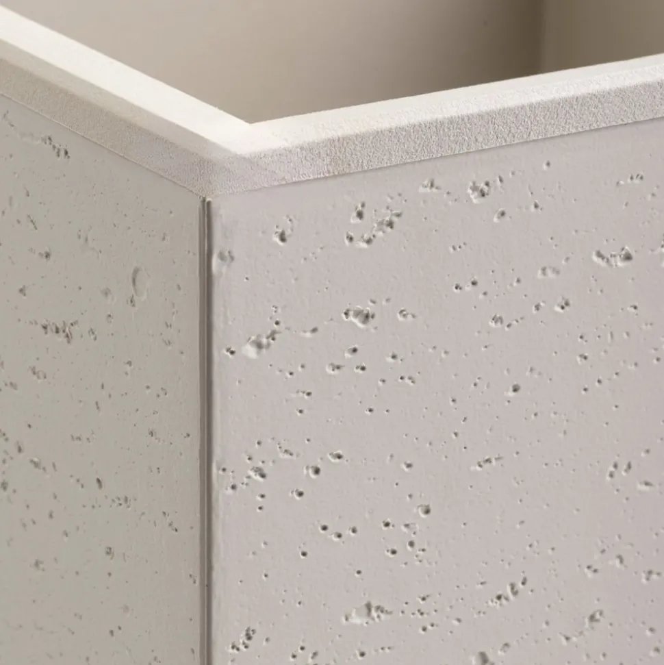 Zestaw donic na kółkach Betonique 40 cm beton beż 2 szt