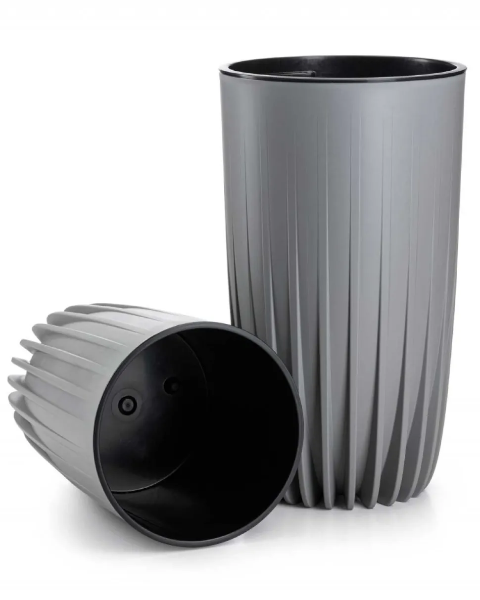 Zestaw donic Stripped wysokie szare