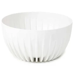 Zestaw doniczek Stripped Eco recykling białe