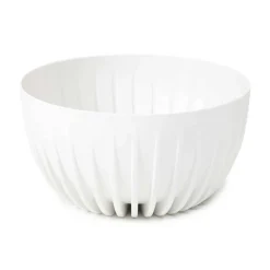 Zestaw doniczek Stripped Eco recykling białe