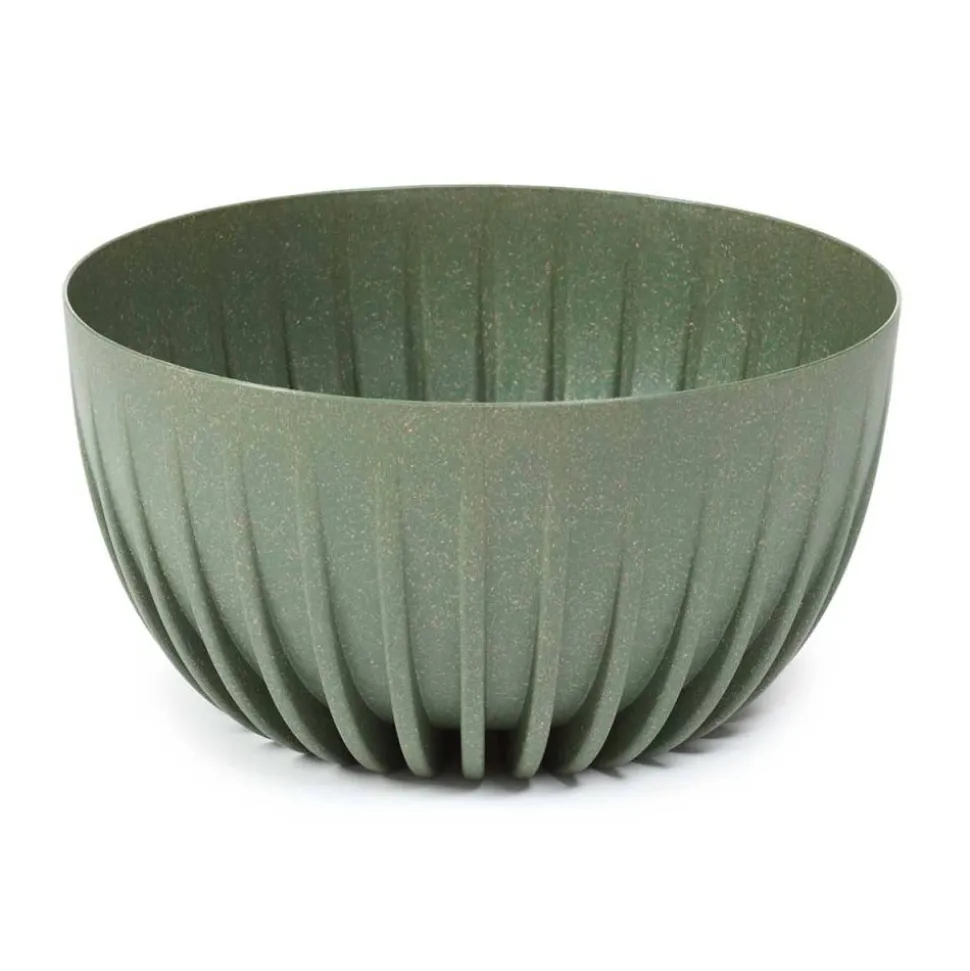 Zestaw doniczek Stripped Eco wood zielone