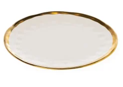 Zestaw dwóch talerzy LISSA WHITE GOLD