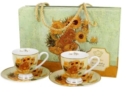 Zestaw filiżanek espresso Van Gogh Sunflowers 90 ml 2 szt