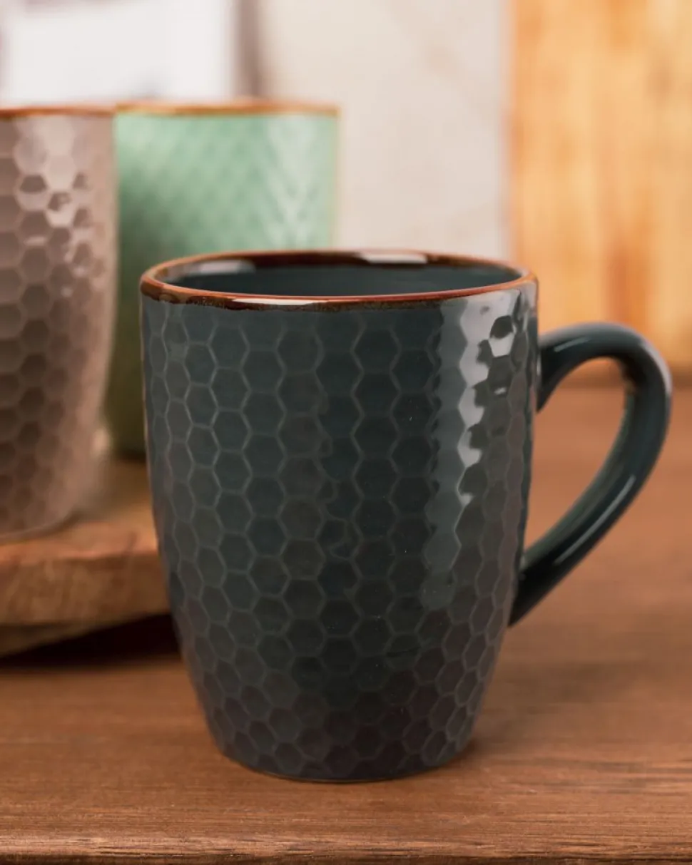Zestaw kubków ceramicznych 4 szt 300 ml