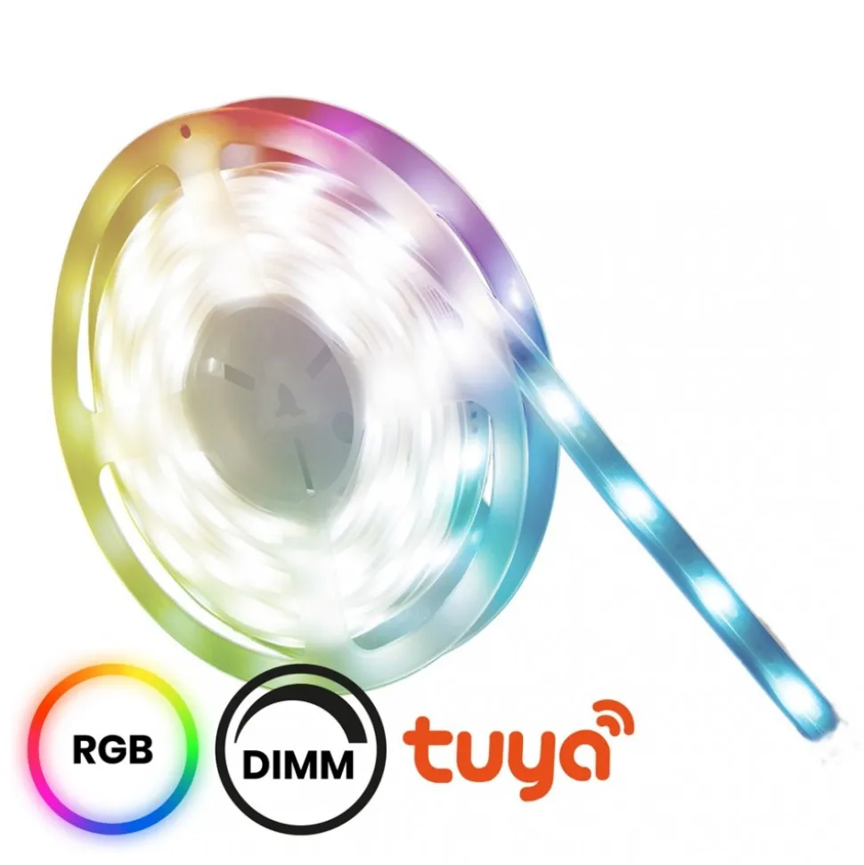 Zestaw Led RGB 5m 12V 12,5W Wi-Fi Smart Yuya Zasilacz IP65