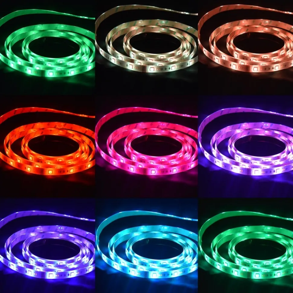 Zestaw Led RGB 5m 12V 12,5W Wi-Fi Smart Yuya Zasilacz IP65