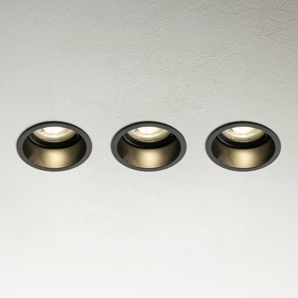 Zestaw opraw podtynkowych CUP 3 PC SET czarny 3xGU10