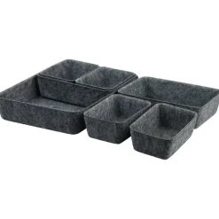 Zestaw organizerów z filcu syntetycznego 4 szt.