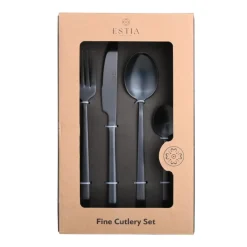 Zestaw sztućców 24 el. Prestige Black