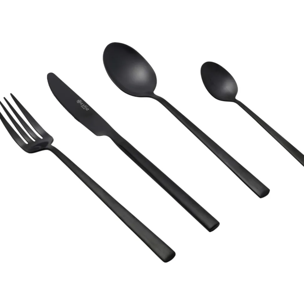 Zestaw sztućców 24 el. Prestige Black