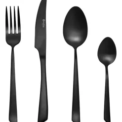 Zestaw sztućców 24 elementy Edge Black