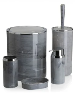 Zestaw łazienkowy 5 el Gris okrągły * HowHomely Online