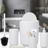 Zestaw łazienkowy LINEA 5 el kremowy * OKYANUS Online