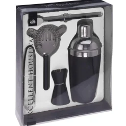 Zestaw barmański do drinków czarny 5 el. * Excellent Houseware Best