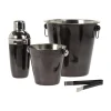 Zestaw barmański 4 el. czarny Loft * Excellent Houseware Clearance