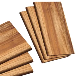 Zestaw 3 desek z drewna akacjowego 23x15xh1 cm * Kesper Online