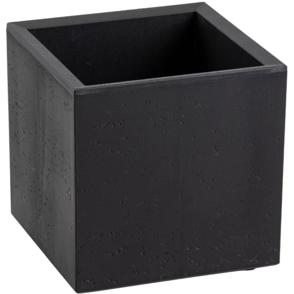 Zestaw donic na kółkach Betonique Słupek czarny beton 2 szt * HowHomely Outlet