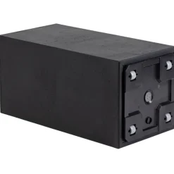 Zestaw donic na kółkach Betonique Słupek czarny beton 2 szt * HowHomely Outlet