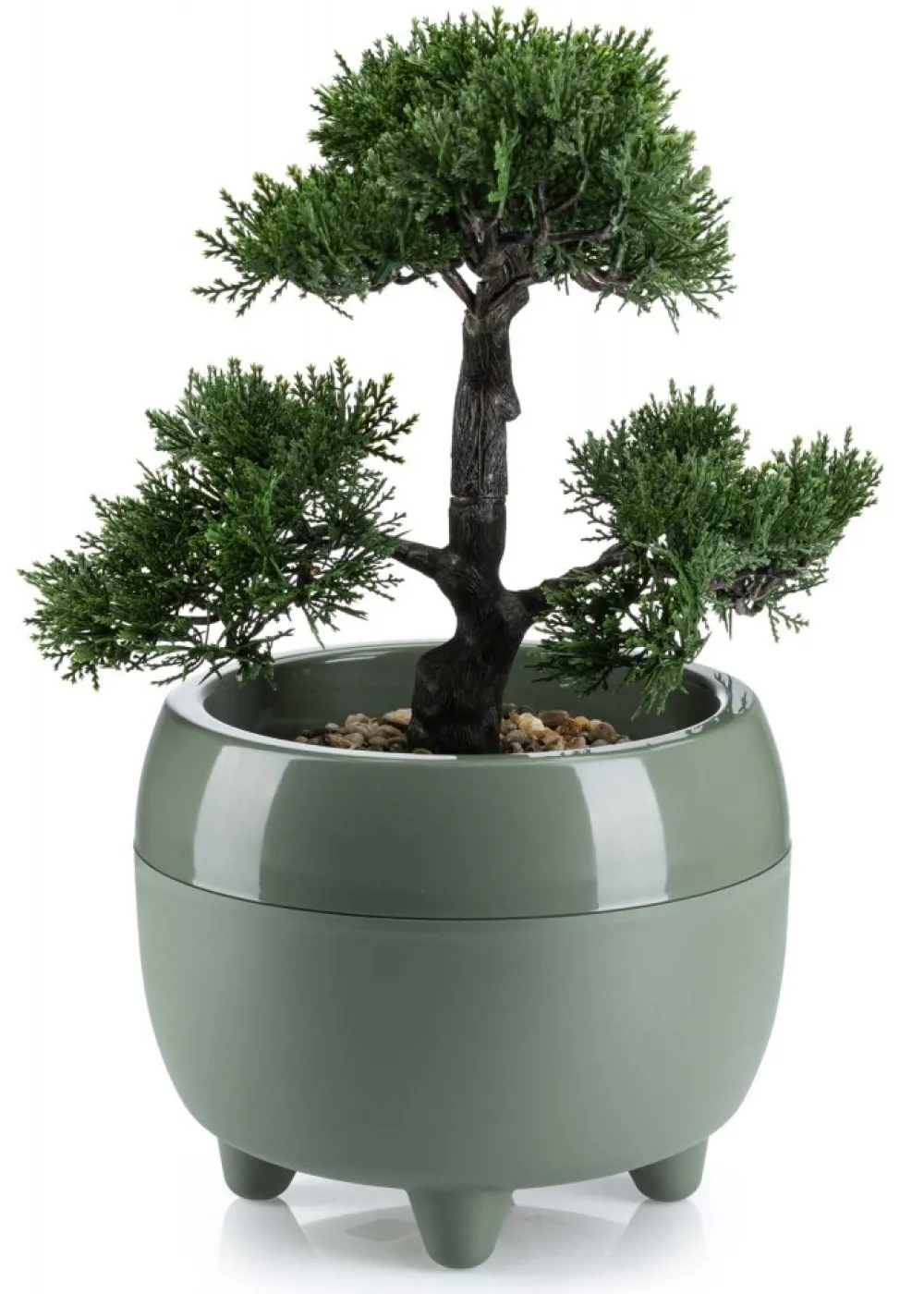 Zestaw donic na nóżkach botanica szarozielone * HowHomely Sale