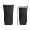 Zestaw donic Porto Riflo wysokie czarne 2 szt * HowHomely Outlet