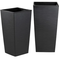 Zestaw donic Porto Riflo wysokie czarne 2 szt * HowHomely Outlet