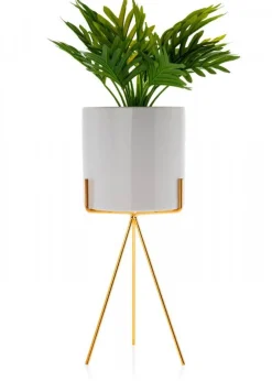 Zestaw 2 doniczek EMMA White 28cm i 32cm * HowHomely Best