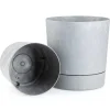 Zestaw donic z podstawką Azalea recykling szary beton * HowHomely Sale
