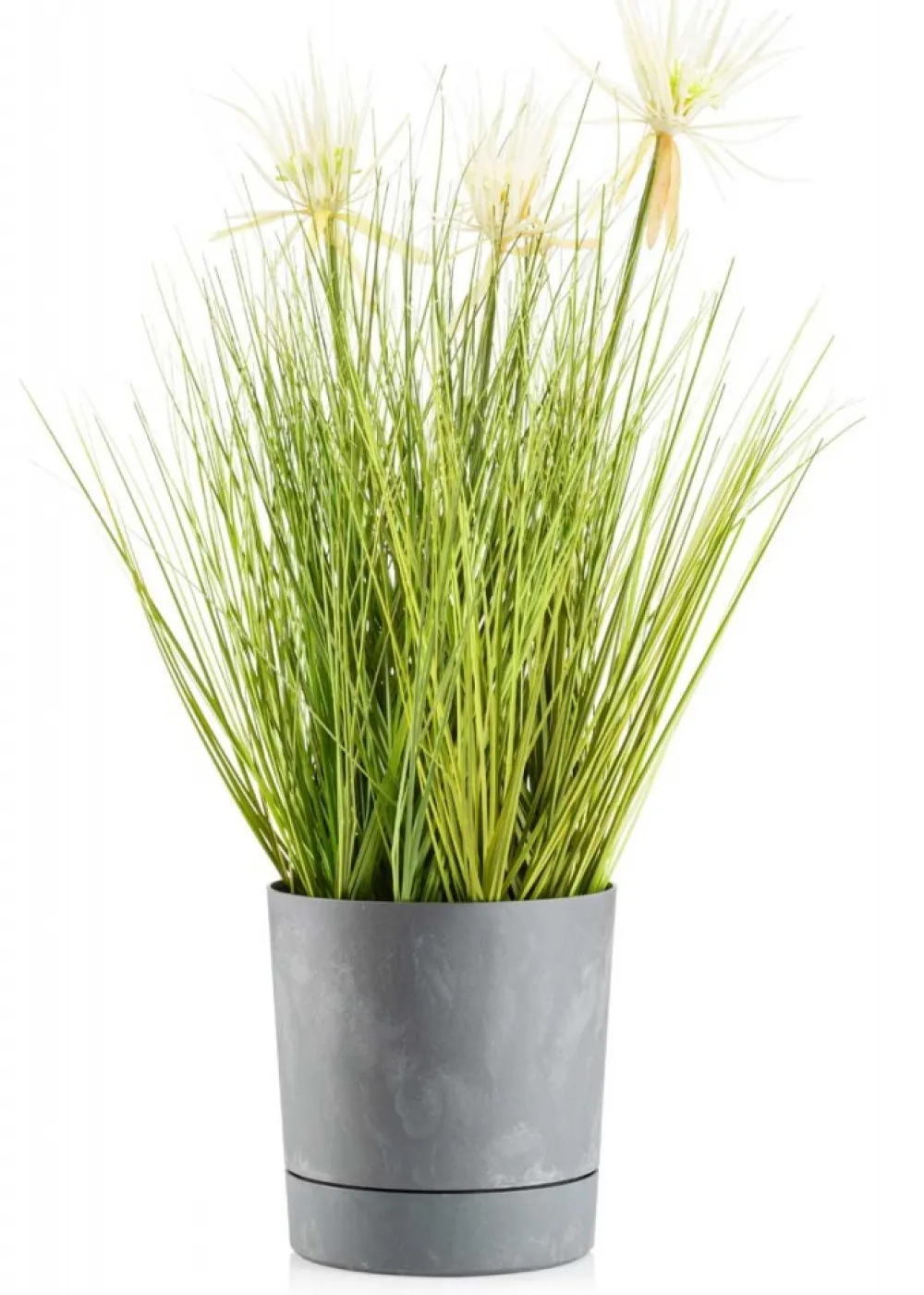 Zestaw donic z podstawką Azalea recykling szary beton * HowHomely Sale