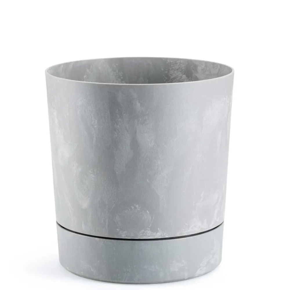 Zestaw donic z podstawką Azalea recykling szary beton * HowHomely Sale