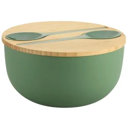 Zestaw do sałatek zielony 24 x 13 cm * Kesper New
