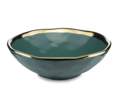 Zestaw dwóch talerzy LISSA GREEN GOLD * HowHomely