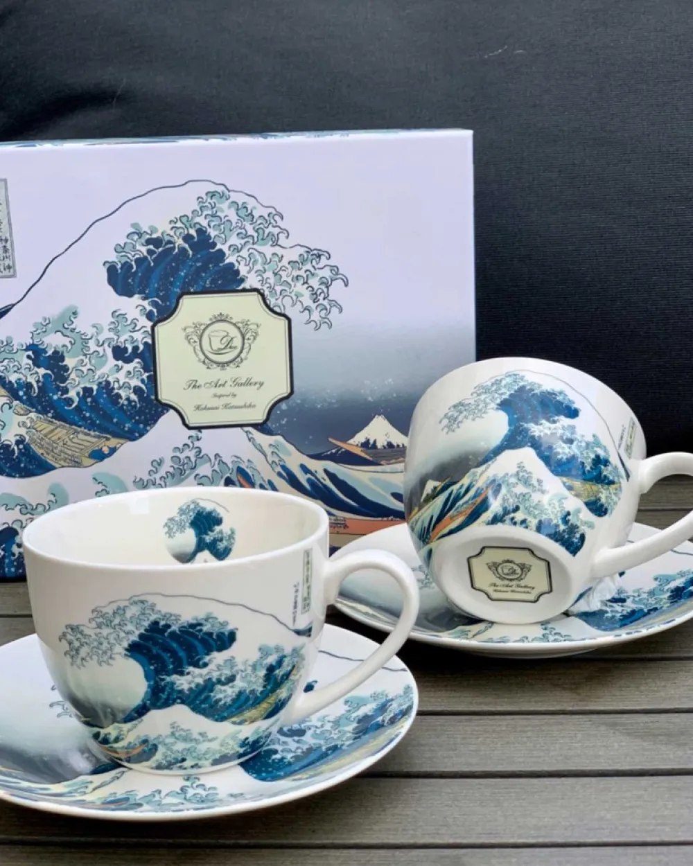 Zestaw 2 filiżanek espresso 90 ml Hokusai The Great Wave * Duo Online